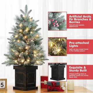 Mini kunstkerstboom 90 cm