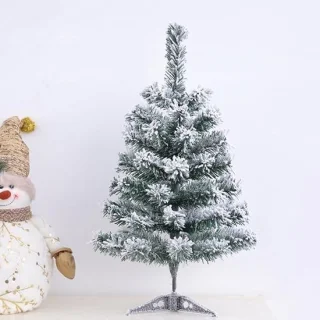 Mini kunstkerstboom besneeuwd wit 60 cm