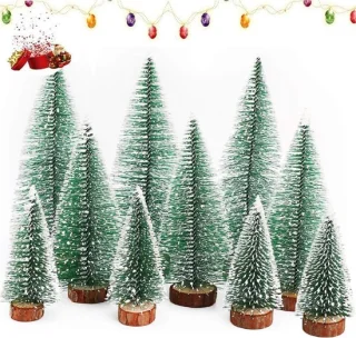 Mini kunstkerstboom - groen - 10/15/20 cm