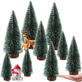 Mini-kunstkerstboom - groen - 20 cm