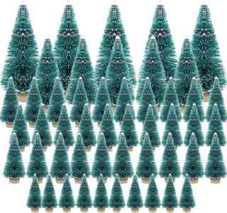 Mini kunstkerstboom groen 3,5 tot 8,5 cm