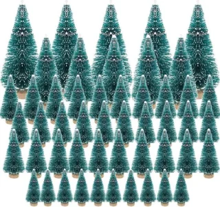 Mini kunstkerstboom met sneeuweffect, 50x