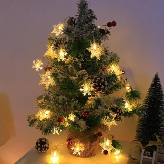 Mini kunstkerstboom set van 3 - 30 cm (groen)