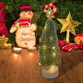 Mini Kunstkerstboom Tafelmodel - Set van 3 - Groen - 17/19/22 cm
