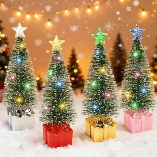 Mini Kunstkerstboom Verlicht