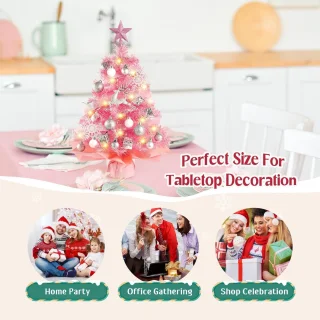 Mini kunstkerstboom voor tafeldecoratie