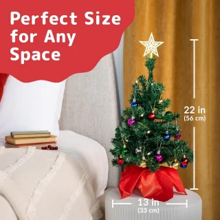 Mini tafelkerstboom 55 cm