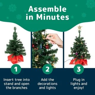 Mini tafelkerstboom 55 cm