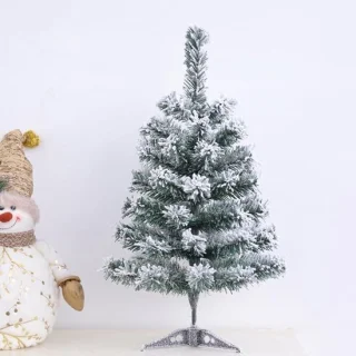 Mini witte kunstkerstboom 60 cm