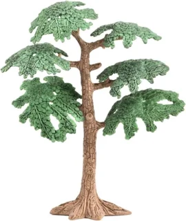 Miniatuur bomen kunstplanten set voor modelbouw