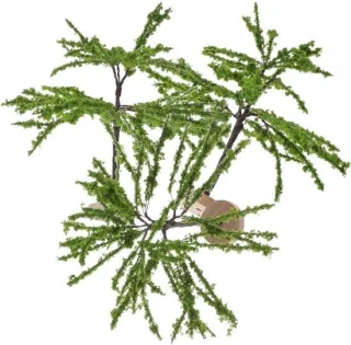 Miniatuur plastic bomen