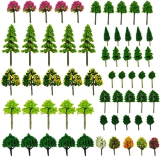Modelbomen gemengde treinbomen