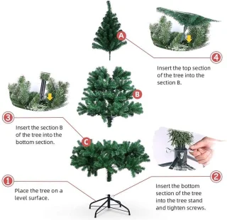 Mrs. Jones Kunstkerstboom 185 cm (PE/PVC)
