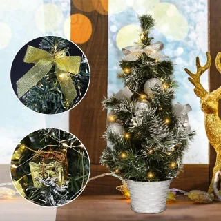 Mrs. Jones Mini Kerstboom Kunstkerstboom 40 cm Zilver
