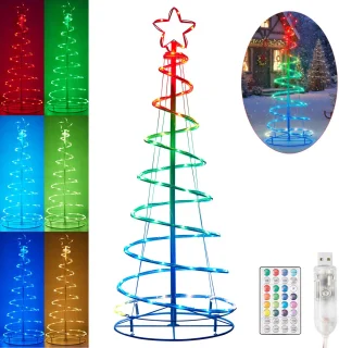 MUPOO Spiraalvormige Kerstboom 1,2 m