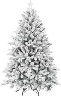 MV labels kunstkerstboom met sneeuw 150 cm