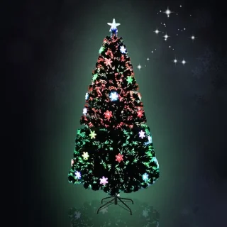 NAIZY Kunstkerstboom 120 cm Groen PVC
