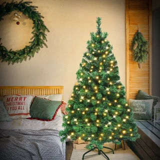 NAIZY Kunstkerstboom 180 cm PVC Dennenboom Groen