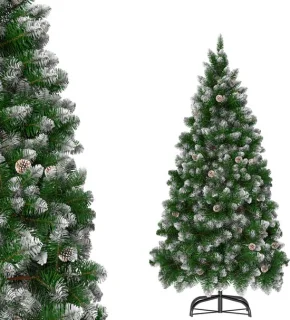 Naizy kunstkerstboom 210 cm met dennenappels