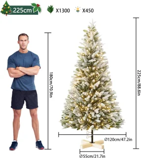 NAIZY Kunstkerstboom 225 cm Dennenboom