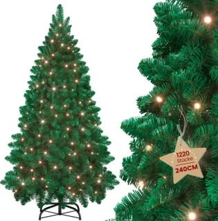NAIZY kunstkerstboom 240 cm met 400 ledverlichting