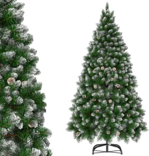 NAIZY kunstkerstboom 240 cm met dennenappels