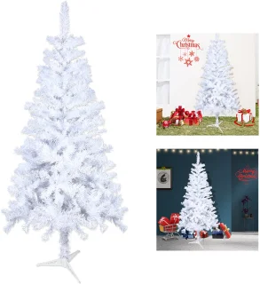 NAIZY Kunstkerstboom Dennenboom 120 cm Wit