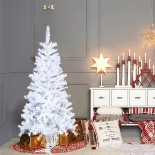 NAIZY Kunstkerstboom Dennenboom 120 cm Wit