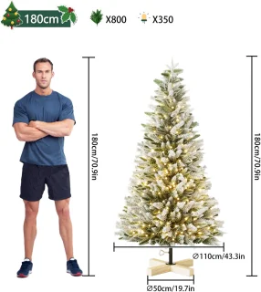 NAIZY Kunstkerstboom Dennenboom 180 cm