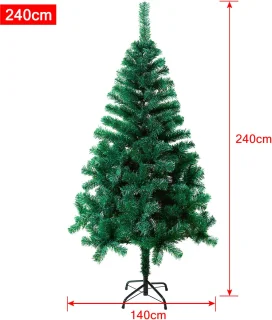 NAIZY Kunstkerstboom Dennenboom 240 cm PVC Groen