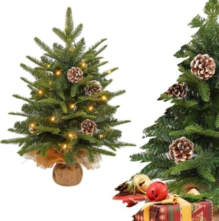 NAIZY Mini kunstkerstboom 60 cm tafelmodel