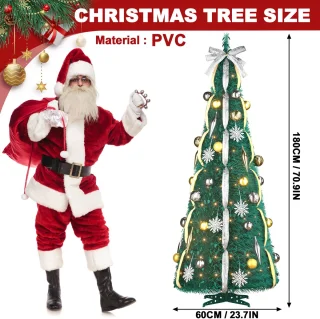 NAIZY Pop-up kerstboom 180 cm
