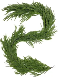 Nep ceder guirlande 180 cm groen