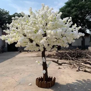 Nepkersenboom Bloesem 0,8 x 0,6 m - Wit/Roze