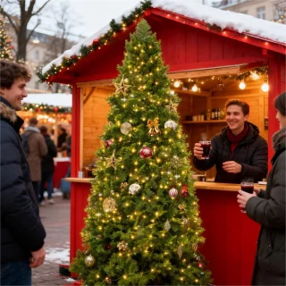 Nepspar Kunstkerstboom 210 cm
