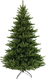 Niceey Kunstkerstboom 185 cm Groen Metalen Standaard