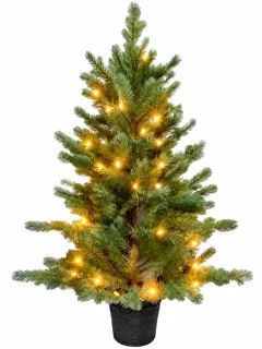 NOELLE Kunstkerstboom 60 cm – kleine kerstboom met verlichting