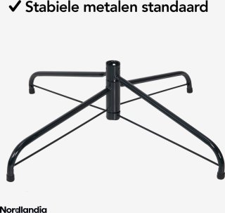 Nordlandia Kunstkerstboom 180 cm Groen Metalen Standaard