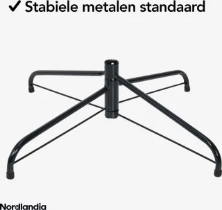 Nordlandia Kunstkerstboom 180 cm Groen Metalen Standaard