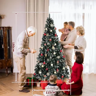 Nordmann Kunstkerstboom 180 cm incl. houten standaard