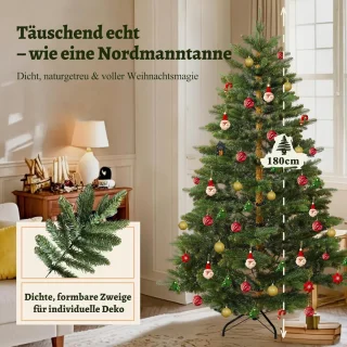Nordmann Kunstkerstboom 180 cm (Nordmann-spar)