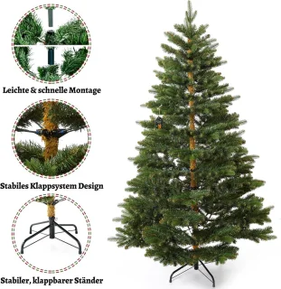 Nordmann Kunstkerstboom 180 cm (Nordmann-spar)