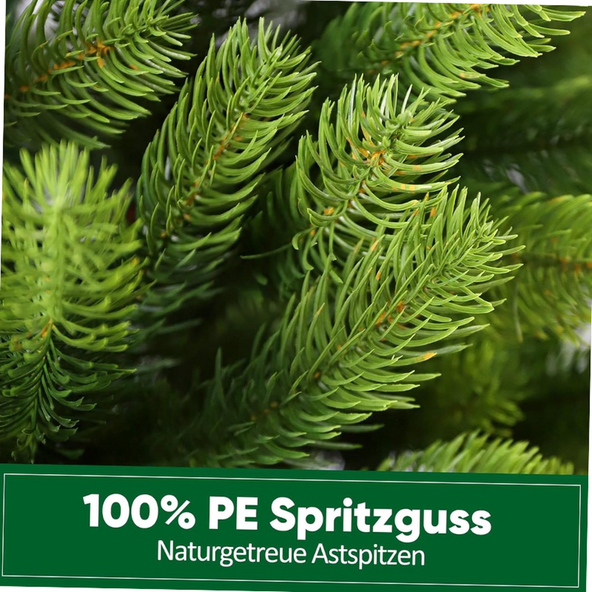 Nordmann Kunstkerstboom 180 cm PE met Standaard