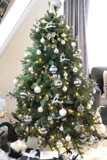 Nordmannspar Kunstkerstboom 180 cm