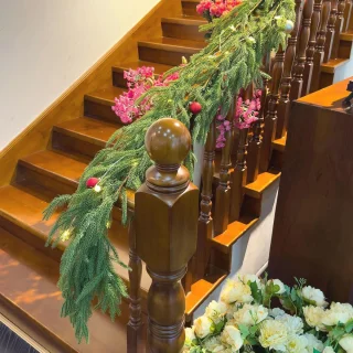 Norfolk Pine Kunstkrans 183 cm