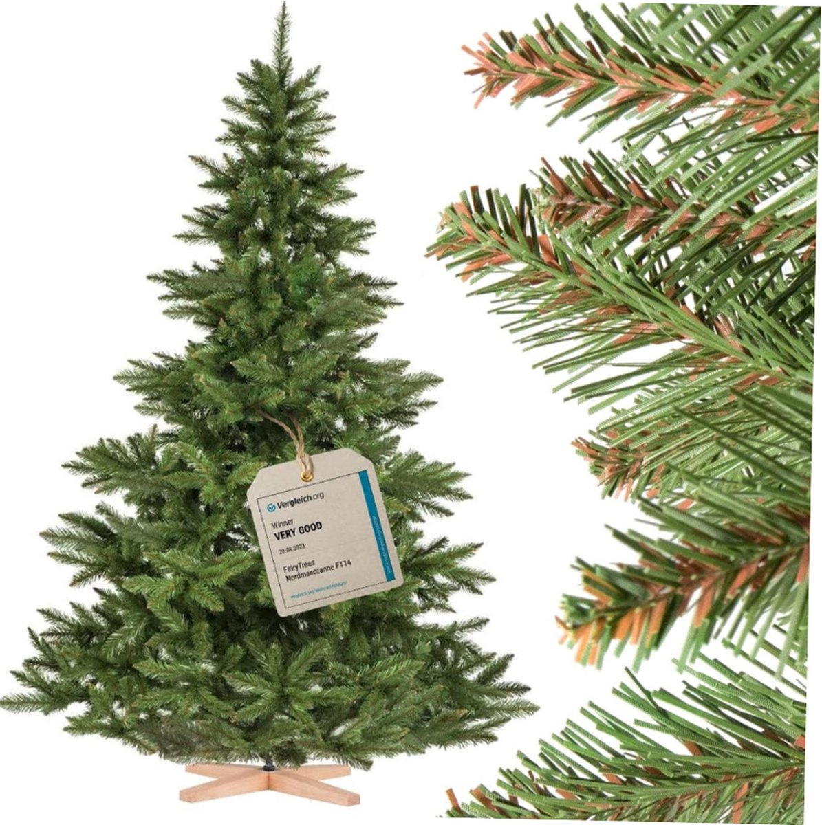 Normanntanne FT14 FT15 Kunstkerstboom 220 cm