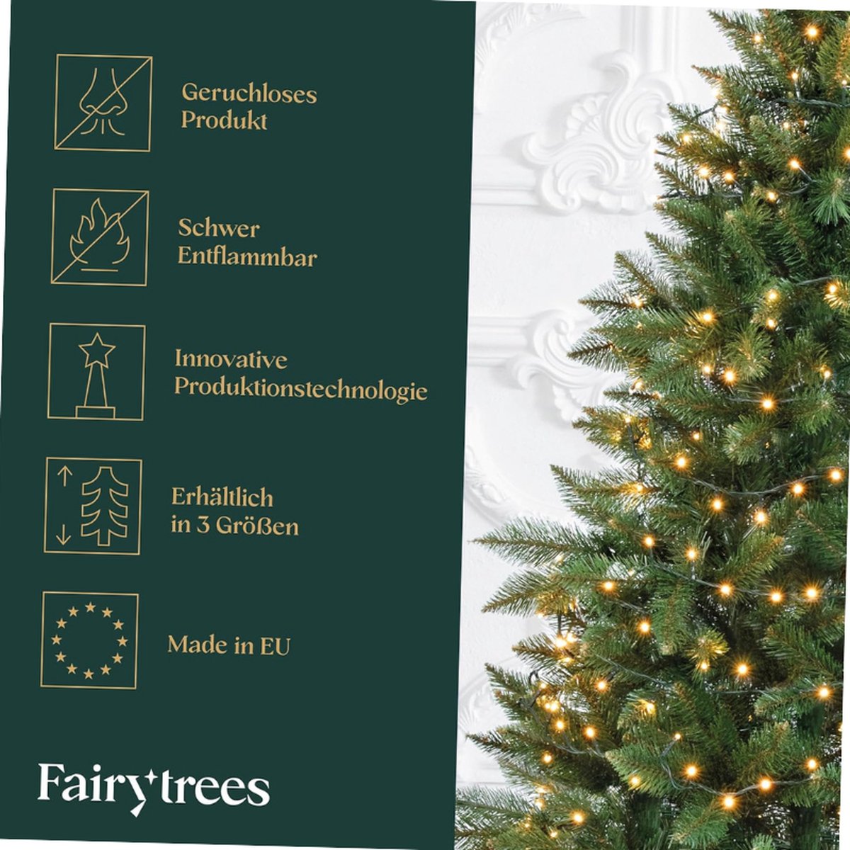 Normanntanne FT14 FT15 Kunstkerstboom 220 cm