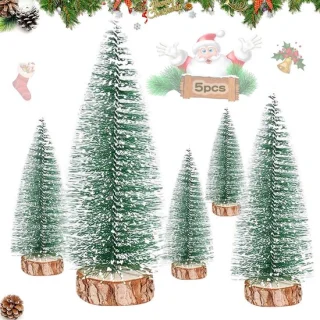 NTHProducts mini kunstkerstboom 5 stuks