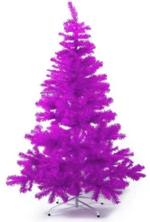 Onbekend merk Kunstkerstboom 30 cm - Paars