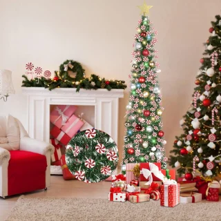 Onbekend merk Kunstkerstboom Potloodboom 150 cm - Groen - Set van 1